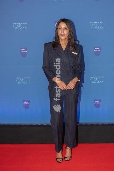 Actress Leïla Bekhti , at the CinéRoman festival in Nice, at Pathé Gare du Sud, for the launch of the film, Nice, France