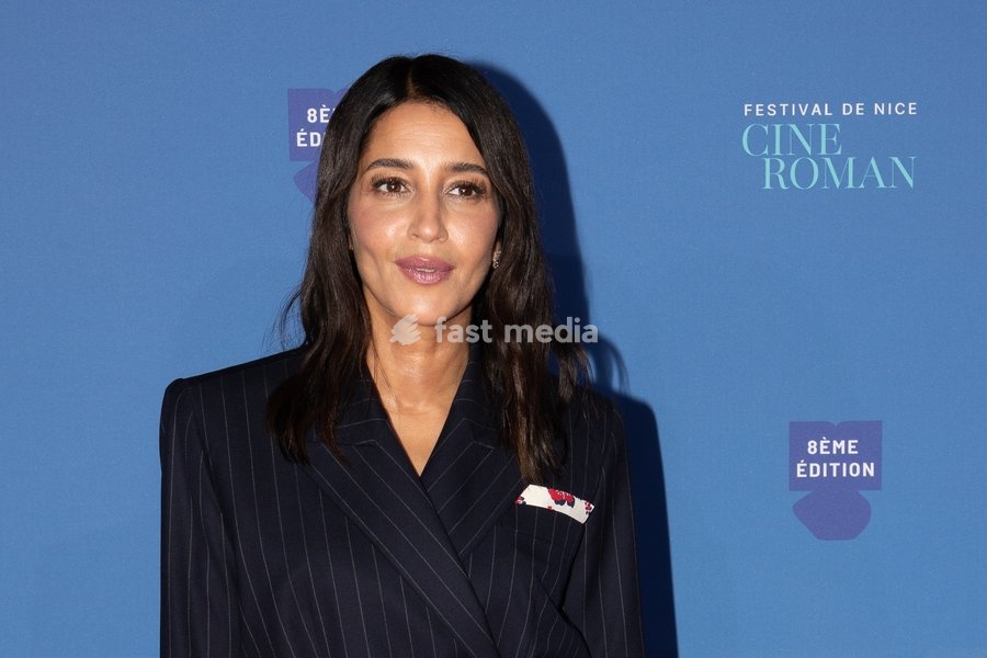 Actress Leïla Bekhti , at the CinéRoman festival in Nice, at Pathé Gare du Sud, for the launch of the film, Nice, France