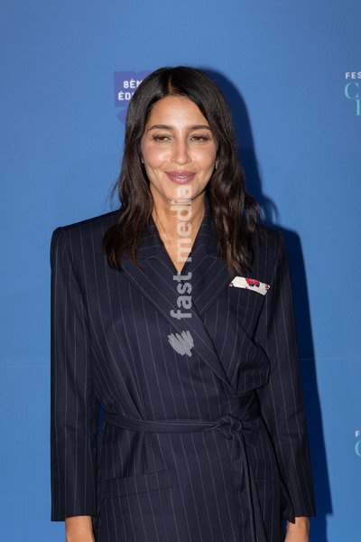 Actress Leïla Bekhti , at the CinéRoman festival in Nice, at Pathé Gare du Sud, for the launch of the film, Nice, France