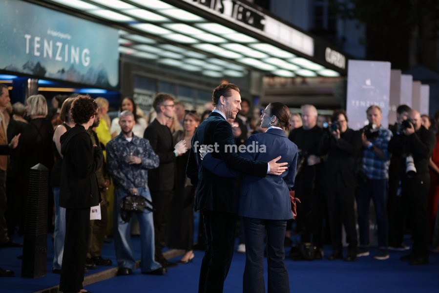 Hayley Atwell and Tom Hiddleston at 'Tenzing' film premiere, London, UK, on 1st October 2026