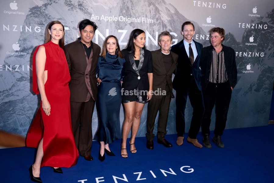 Caitriona Balfe, Jennifer Peedom, Willem Dafoe, Tom Hiddleston and Johnny Flynn at 'Tenzing' film premiere, London, UK, on 1st October 2026