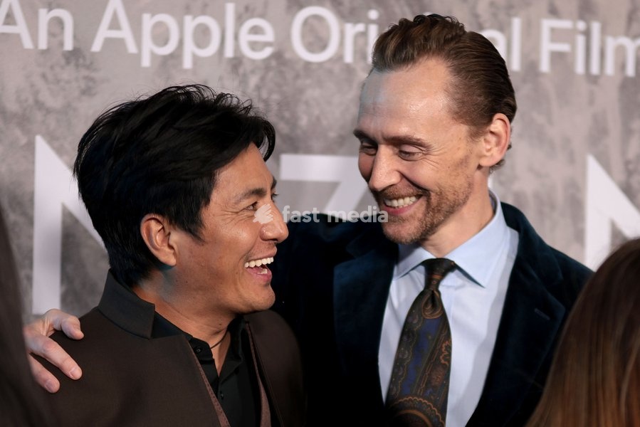 Tom Hiddleston and Genden Phuntsok at 'Tenzing' film premiere, London, UK, on 1st October 2026