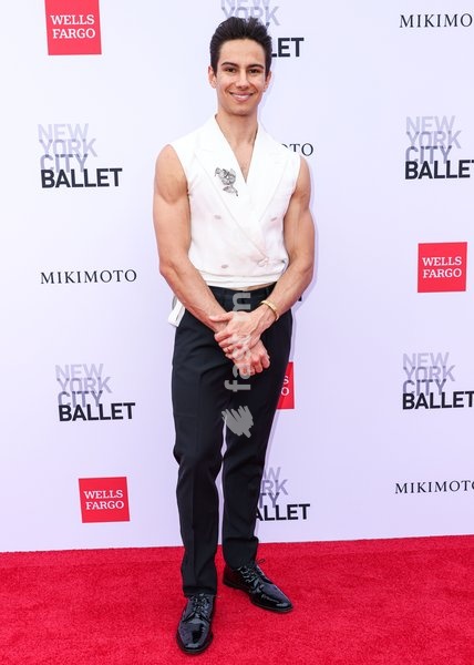 MANHATTAN, NEW YORK CITY, NEW YORK, USA - OCTOBER 01: Roman Mejia arrives at the New York City Ballet 2026 Fall Fashion Gala held at the David H. Koch Theater at the Lincoln Center for the Performing Arts on October 1, 2026 in Manhattan, New York City, New York, United States