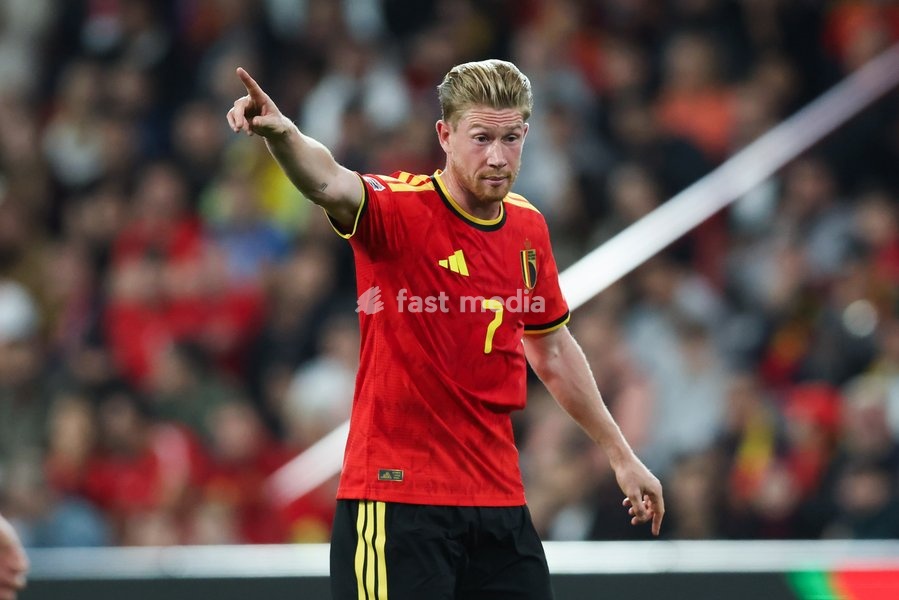 Belgium's Kevin De Bruyne pictured during a soccer game between Belgian national team Red Devils and Turkey, on Friday 2 October 2026 in Liege, the third game of the UEFA Nations League group stage