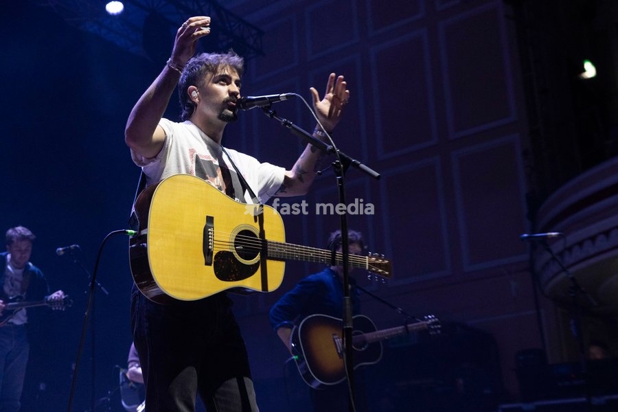 Robbie Cunningham of Amble, performs live, at O2 City Hall, Newcastle, UK, on 2 October 2026