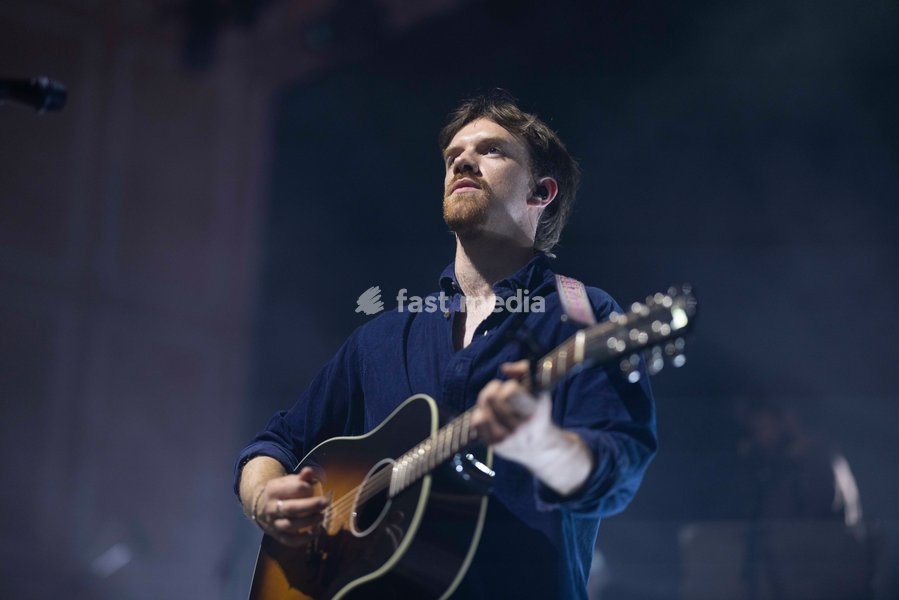Oisin McCaffrey of Amble, performs live, at O2 City Hall, Newcastle, UK, on 2 October 2026
