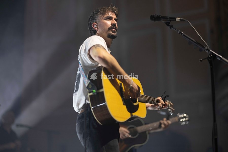 Robbie Cunningham of Amble, performs live, at O2 City Hall, Newcastle, UK, on 2 October 2026