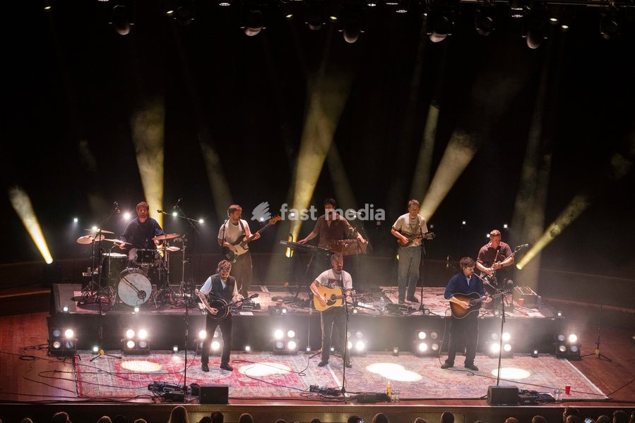 Amble, performs live,  at O2 City Hall, Newcastle, UK