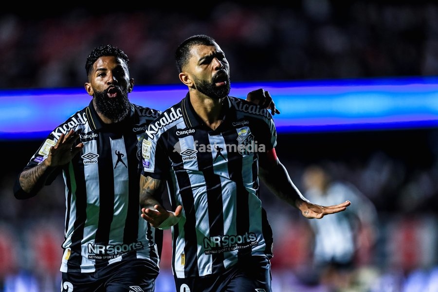 October 2, 2026, São Paulo, São Paulo, Brazil: SÃO PAULO (SP), BRAZIL – OCTOBER 2: Santos player Gabriel Barbosa celebrates his goal during the match between São Paulo and Santos in the 2026 Brazilian Championship at Morumbis Stadium in São Paulo (SP), Brazil, on Friday, October 2, 2026