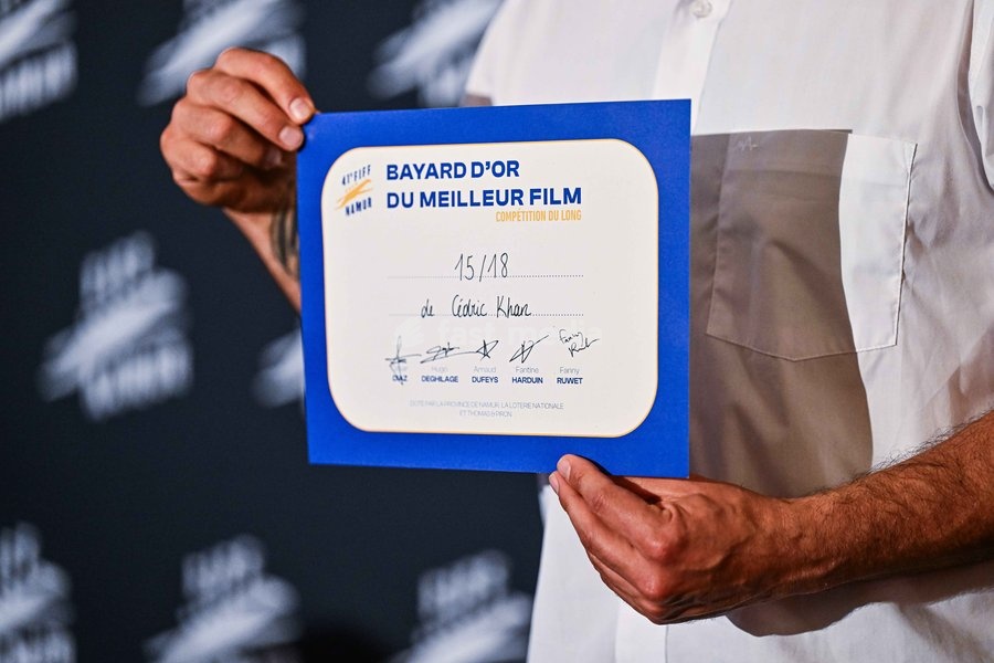 the 'Bayard d'Or' award pictured during the closing night of the 41st edition of FIFF Festival International du Film Francophone de Namur (Namur International French-speaking Film Festival) (30/09-04/10), Saturday 3 October 2026 in Namur