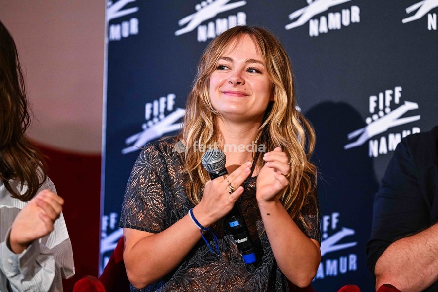 Actress Fantine Harduin pictured during the closing night of the 41st edition of FIFF Festival International du Film Francophone de Namur (Namur International French-speaking Film Festival) (30/09-04/10), Saturday 3 October 2026 in Namur