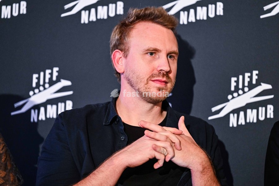 Director Hugo Deghilage pictured during the closing night of the 41st edition of FIFF Festival International du Film Francophone de Namur (Namur International French-speaking Film Festival) (30/09-04/10), Saturday 3 October 2026 in Namur