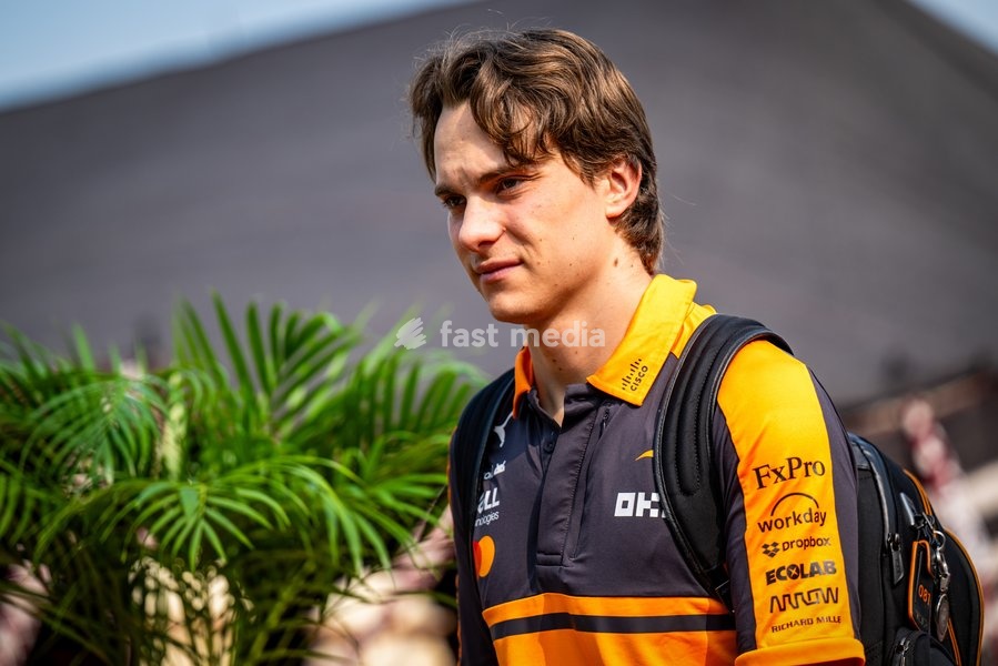 Oscar Piastri (AUS) - McLaren Mastercard F1 Team during Practice sessions of Saturday of Formula 1 Gulf Air Bahrain Grand Prix in Malaysia 2026 at Sepang International Circuit in Sepang, Malaysia. Round 16 of 23 of the 2026 FIA Formula One World Championship, held October 2-4, 2026. The race was…