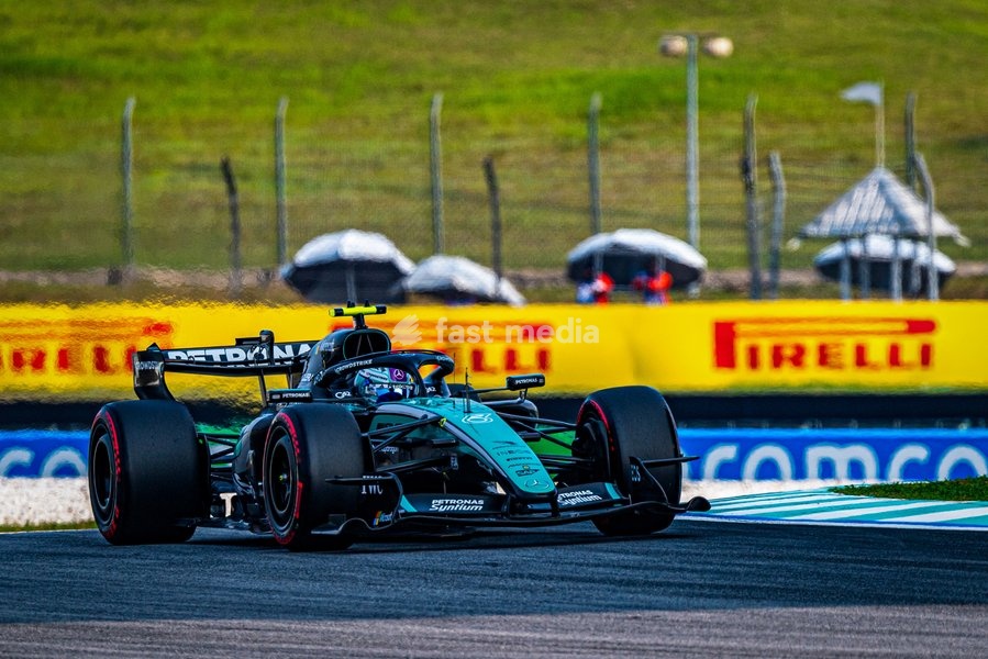 Andrea Kimi Antonelli (ITA) - Mercedes-AMG PETRONAS F1 Team during Qualifying of Saturday of Formula 1 Gulf Air Bahrain Grand Prix in Malaysia 2026 at Sepang International Circuit in Sepang, Malaysia. Round 16 of 23 of the 2026 FIA Formula One World Championship, held October 2-4, 2026. The race…