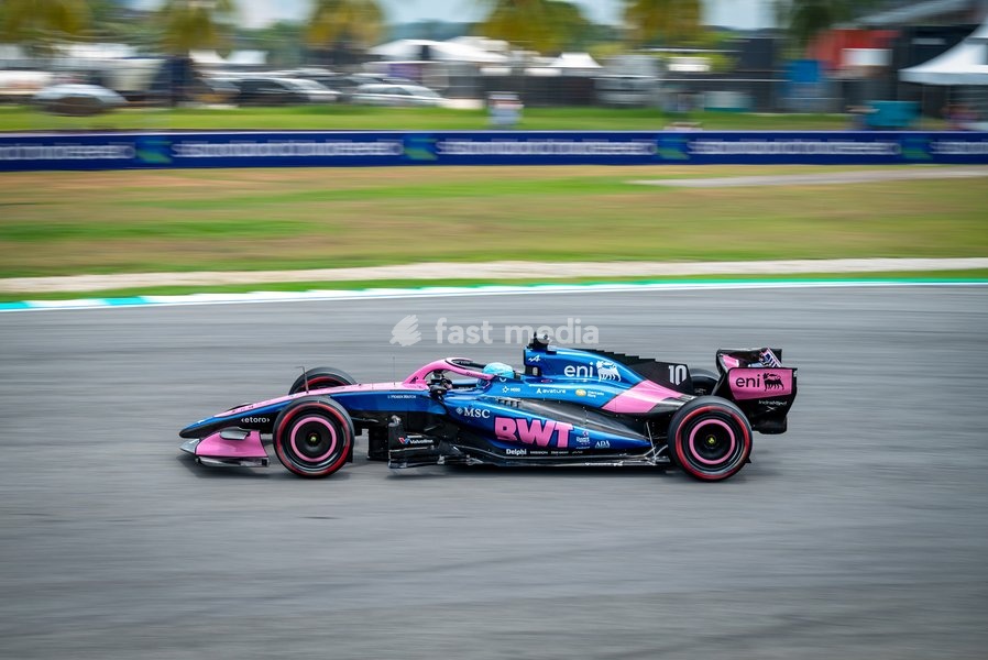 Pierre Gasly (FRA) - BWT Alpine F1 Team during Practice sessions of Saturday of Formula 1 Gulf Air Bahrain Grand Prix in Malaysia 2026 at Sepang International Circuit in Sepang, Malaysia. Round 16 of 23 of the 2026 FIA Formula One World Championship, held October 2-4, 2026. The race was relocated…