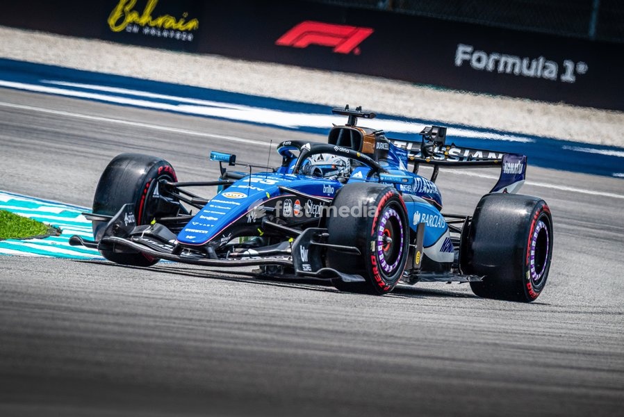Alexander Albon (THA) - Atlassian Williams F1 Team during Practice sessions of Saturday of Formula 1 Gulf Air Bahrain Grand Prix in Malaysia 2026 at Sepang International Circuit in Sepang, Malaysia. Round 16 of 23 of the 2026 FIA Formula One World Championship, held October 2-4, 2026. The race was…