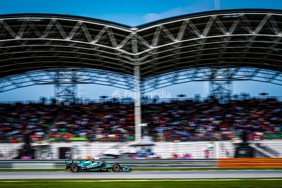 Fernando Alonso (ESP) - Aston Martin Aramco F1 Team during Qualifying of Saturday of Formula 1 Gulf Air Bahrain Grand Prix in Malaysia 2026 at Sepang International Circuit in Sepang, Malaysia. Round 16 of 23 of the 2026 FIA Formula One World Championship, held October 2-4, 2026. The race was…