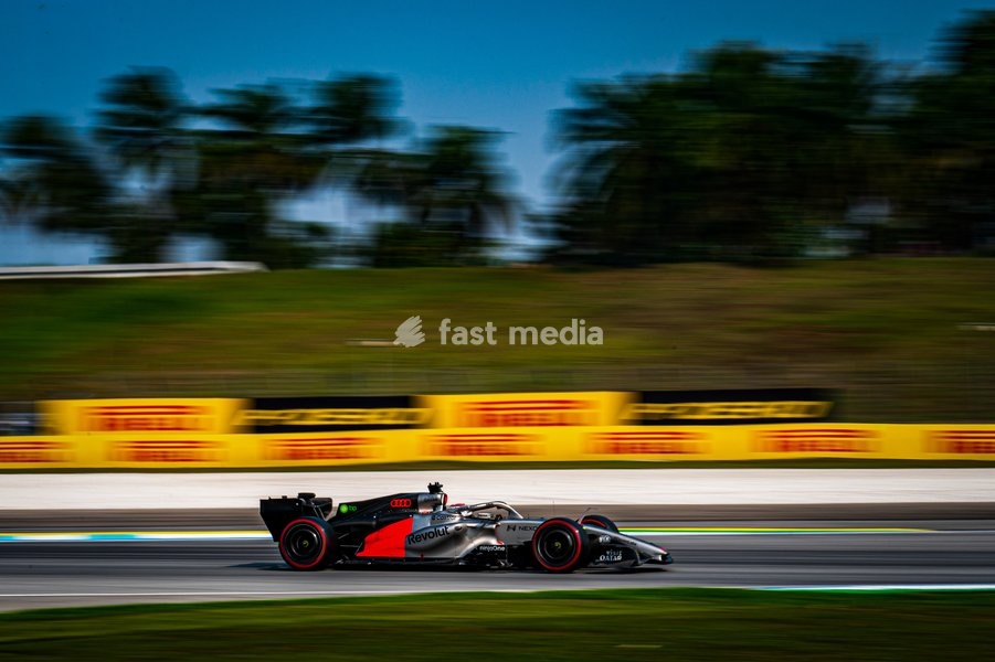 Nico Hulkenberg (GER) - Audi Revolut F1 Team during Qualifying of Saturday of Formula 1 Gulf Air Bahrain Grand Prix in Malaysia 2026 at Sepang International Circuit in Sepang, Malaysia. Round 16 of 23 of the 2026 FIA Formula One World Championship, held October 2-4, 2026. The race was relocated…
