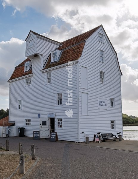 The Tide Mill, Woodbridge, one of only a handful in the world still producing flour on a regular basis and among the first tide mills in the country, working on the same site for over 850 years. Woodbridge on the River Deben near Ipswich, Suffolk. United Kingdom. 02 October 2026