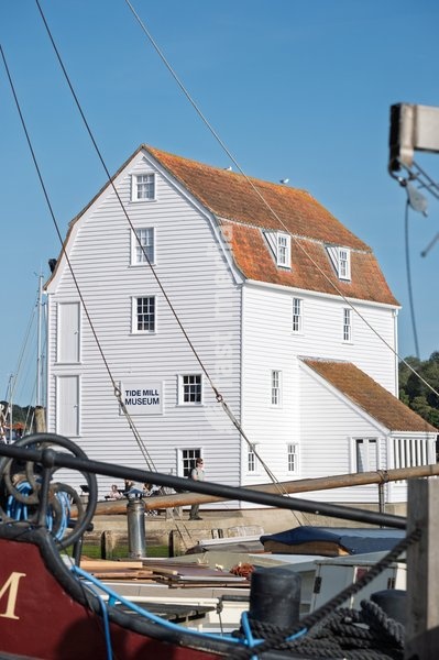 The Tide Mill, Woodbridge, one of only a handful in the world still producing flour on a regular basis and among the first tide mills in the country, working on the same site for over 850 years. Woodbridge on the River Deben near Ipswich, Suffolk. United Kingdom. 02 October 2026