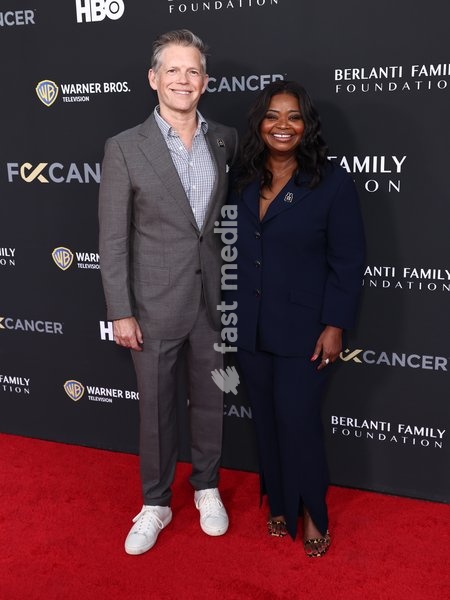 Brunson Green and Octavia Spencer at The Barbara Berlanti 'Heroes Gala' Benefitting F Cancer held at The Barker Hangar on October 3, 2026 in Santa Monica, Los Angeles, California, United States