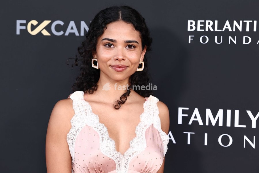 Laetitia Hollard at The Barbara Berlanti 'Heroes Gala' Benefitting F Cancer held at The Barker Hangar on October 3, 2026 in Santa Monica, Los Angeles, California, United States