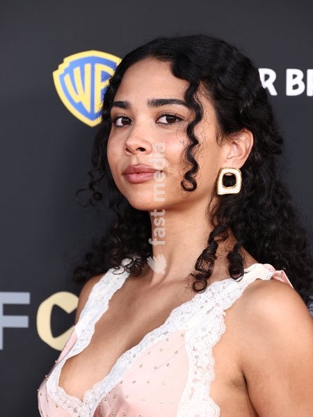 Laetitia Hollard at The Barbara Berlanti 'Heroes Gala' Benefitting F Cancer held at The Barker Hangar on October 3, 2026 in Santa Monica, Los Angeles, California, United States