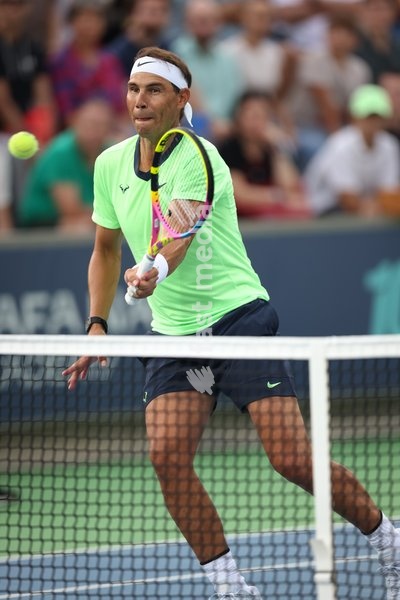 Rafael Nadal of Team Rafa in action during the Rafa Nadal Academy Slam at the Rafa Nadal Academy in Manacor, Mallorca, Spain on October 3, 2026
