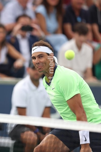 Rafael Nadal of Team Rafa in action during the Rafa Nadal Academy Slam at the Rafa Nadal Academy in Manacor, Mallorca, Spain on October 3, 2026