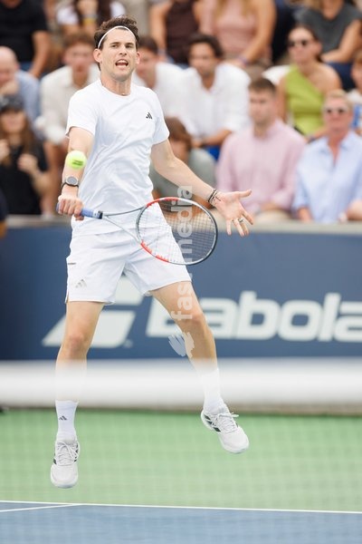Dominic Thiem of Team Murray in action during the Rafa Nadal Academy Slam at the Rafa Nadal Academy in Manacor, Mallorca, Spain on October 3, 2026