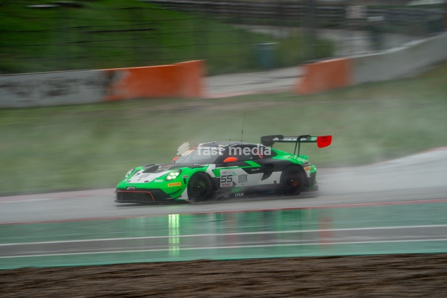 GT World Challenge Europe Sprint Cup 2026, Barcelona, Spain - Race Saturday, Circuit de Barcelona - Catalunya - #55 Loris CABIROU (FRA) - Dmitry GVAZAVA (RUS) - Dinamic GT