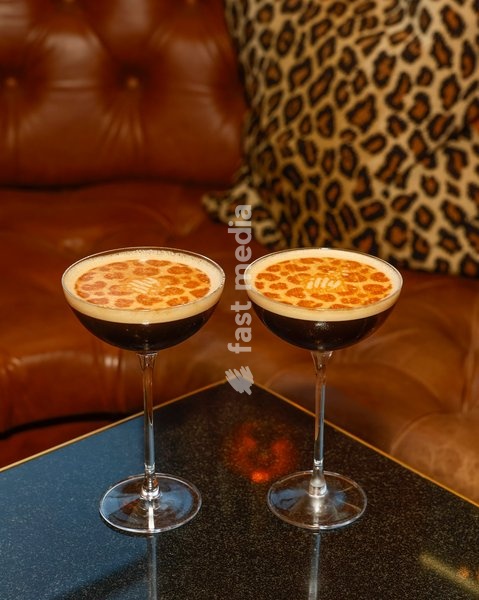 Classic Espresso Martini with illy espresso, Ketel One vodka, Kahlua and maple syrup at the The Leopard Bar Launch Party at The Rubens at the Palace
