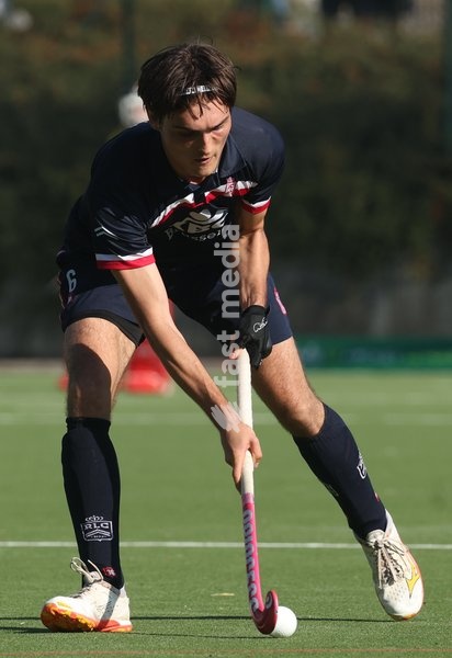 Leopold's Arthur Molle pictured during a hockey game between Royal Leopold Club and KHC Dragons on Sunday 4 October 2026 in Brussels, on day 4 of the Belgian first division hockey championship