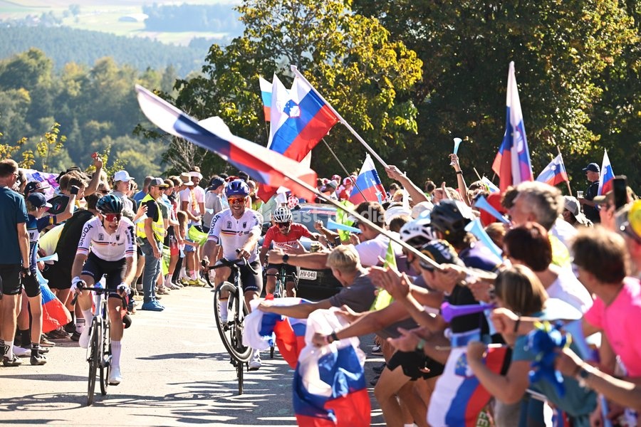 the elite men Road Race race (196,2 km) at the cycling UEC Road European Championships, in Ljubljana, Slovenia Sunday 4 October 2026. The UEC Road European Championships are taking place from 02 to 07 October in Ljubljana, Slovenia