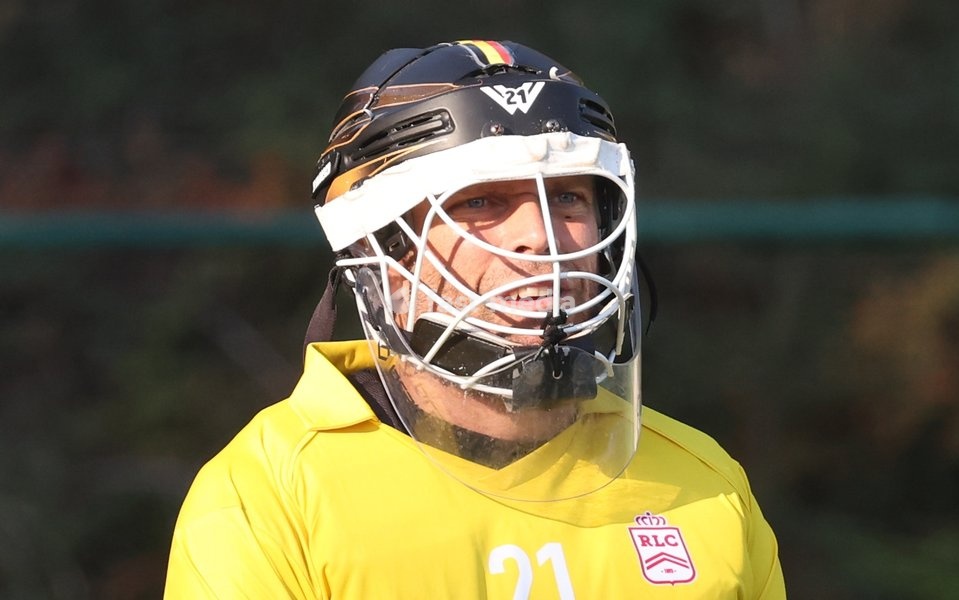 Leopold's goalkeeper Vincent Vanasch pictured during a hockey game between Royal Leopold Club and KHC Dragons on Sunday 4 October 2026 in Brussels, on day 4 of the Belgian first division hockey championship