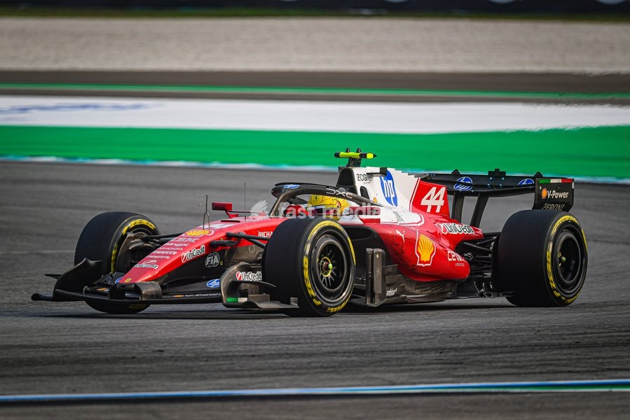 Lewis Hamilton (GBR) - Scuderia Ferrari HP during the Race of Formula 1 Gulf Air Bahrain Grand Prix in Malaysia 2026 at Sepang International Circuit in Sepang, Malaysia. Round 16 of 23 of the 2026 FIA Formula One World Championship, held October 2-4, 2026. The race was relocated from Bahrain to…