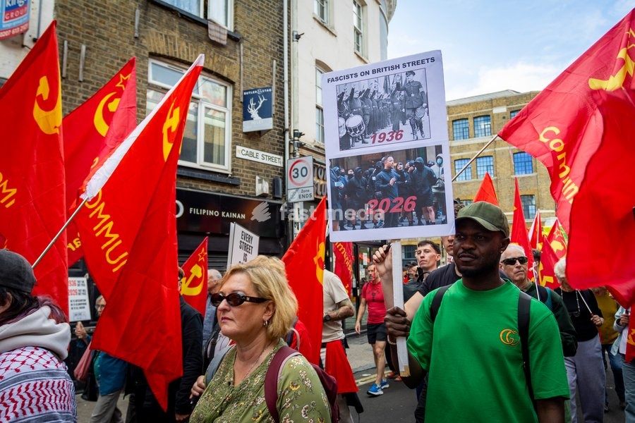 A march was held in East London to mark the 90th anniversary of the Battle of Cable Street. Demonstrators gathered to commemorate the historic 1936 anti-fascist mobilisation, when local residents, members of the Jewish community, dockers and anti-fascist groups opposed a planned march by the…