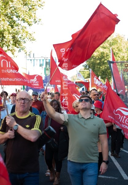 Anniversary and March of the Battle of Cable Street Whitechapel London UK