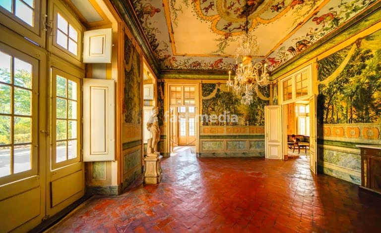 Secret Lisbon: Queluz Palace (Palacio nacional queluz) interior, Lisbon, Sintra, Portugal