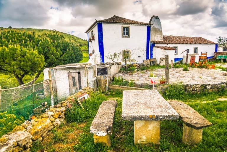 The traditional village of Aldeia da Mata Pequena near Lisbon, Portugal