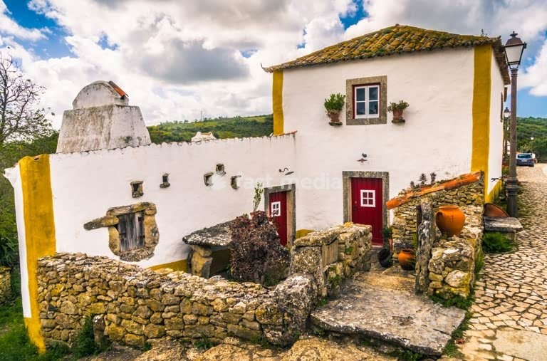 The traditional village of Aldeia da Mata Pequena near Lisbon, Portugal