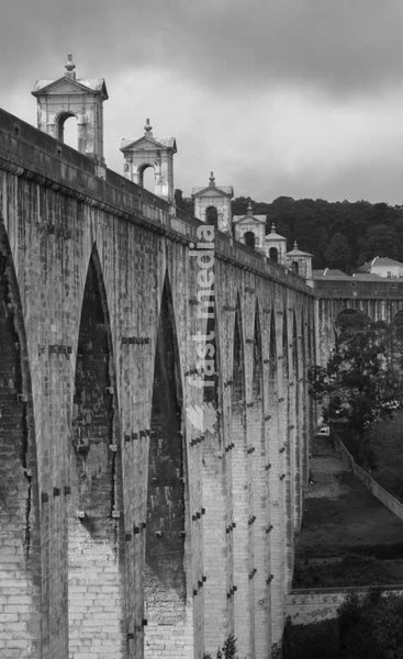 Águas Livres Aqueduct, 18th-century Baroque engineering, Lisbon, Portugal