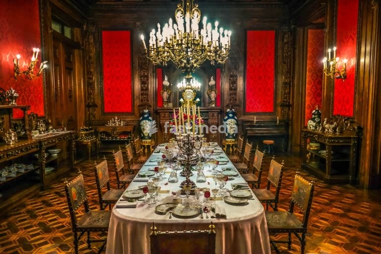 Lisbon. Ajuda Palace, private dining room
