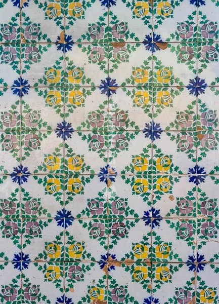 Lisbon. Typical tiles (Azulejos)