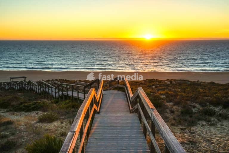 Beach in Portugal, Atlanic coast
