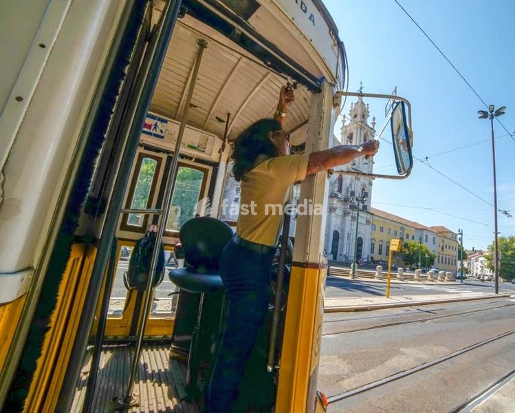 Tram in Lisbon