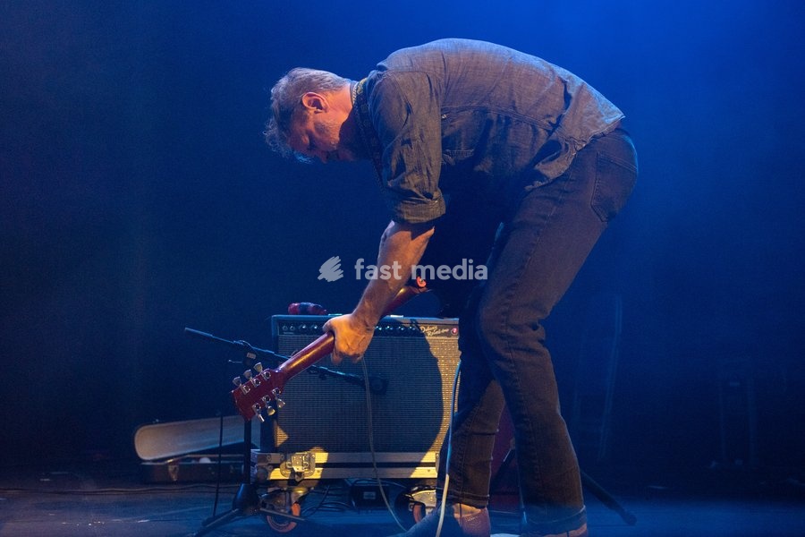 Guitarist Matt Kinsey of Bill Callahan's touring band performs at The Roundhouse, London, England, UK on Monday 5 October 2026