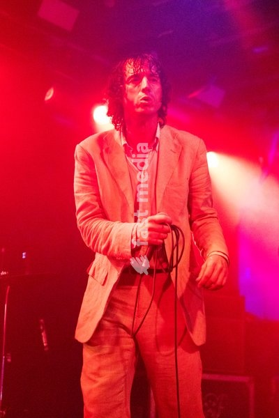 Lias Saoudi of Fat White Family, performs live, at The Fleece, Bristol, UK on 5 October 2026