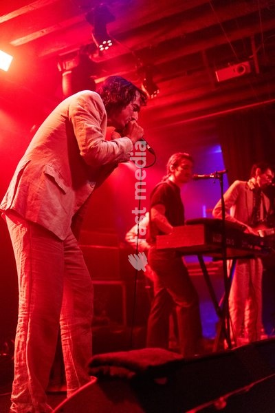 Lias Saoudi of Fat White Family, performs live, at The Fleece, Bristol, UK on 5 October 2026