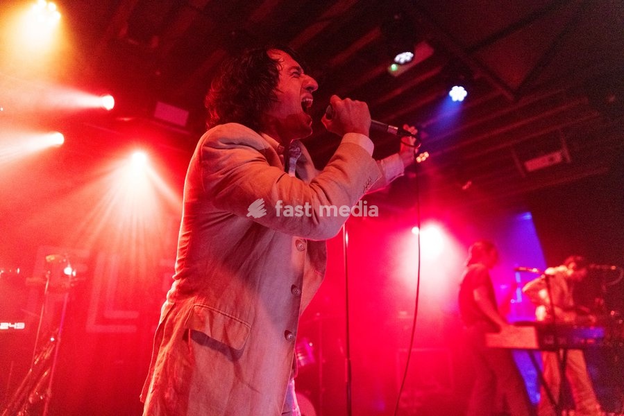 Lias Saoudi of Fat White Family, performs live, at The Fleece, Bristol, UK on 5 October 2026